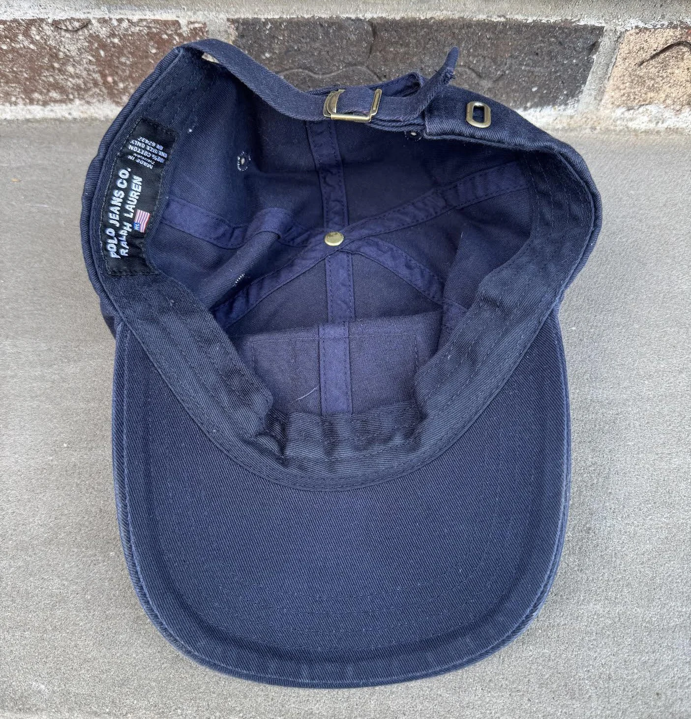 Vintage Polo Ralph Lauren Jeans Co Navy Hat — RootsBK